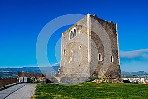 The norman castle in Paterno. Sicily