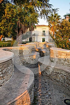 The norman castle in Saint Severina, Calabria, Italy. Castello normanno in Santa Severina