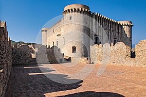 The norman castle in Saint Severina, Calabria, Italy. Castello normanno in Santa Severina