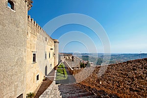 The norman castle in Saint Severina, Calabria, Italy. Castello normanno in Santa Severina