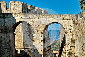 The norman castle in Saint Severina, Calabria, Italy. Castello normanno in Santa Severina