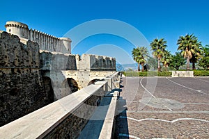 The norman castle in Saint Severina, Calabria, Italy. Castello normanno in Santa Severina