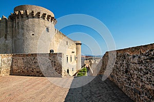 The norman castle in Saint Severina, Calabria, Italy. Castello normanno in Santa Severina