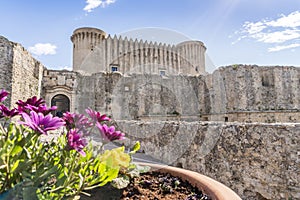 Norman castle from XI century in Santa Severina, Italy