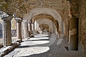 Norman cloister - Lipari