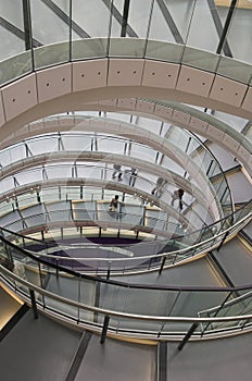 Norman Foster's City Hall in London.