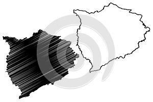 Normandia municipality (State of Roraima, Municipalities of Brazil, Federative Republic of Brazil) map photo