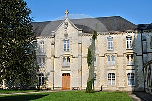 Normandie, La Trappe abbey in Soligny la Trappe