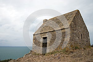 Normandie-An old home on the coastline photo