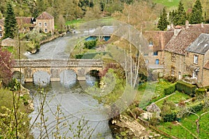 Normandie, the picturesque village of Saint Ceneri le Gerei