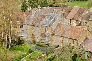 Normandie, the picturesque village of Saint Ceneri le Gerei