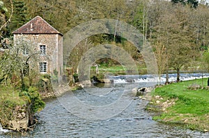 Normandie, the picturesque village of Saint Ceneri le Gerei