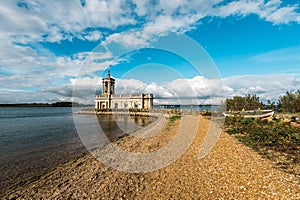 Normanton Church in Rutland Water Park, England