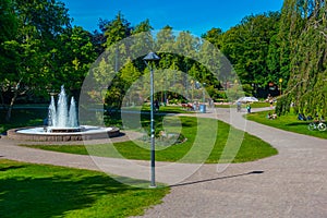 Norre katts park in Swedish town Halmstad photo