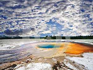 Norris geyser basin