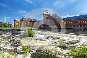 Norrkoping Motala Strom Waterfall and Rapids