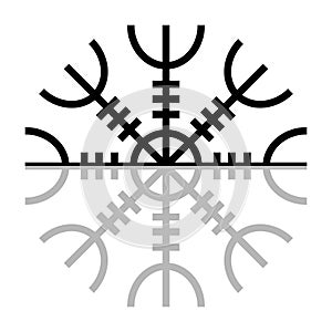 Norse Symbol Helmof Awe Aegishjalmur