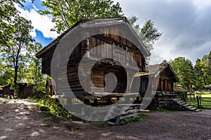 Norsk Folkemuseum in Oslo an open-air museum which incorporates traditional buildings from Norway