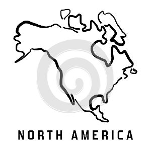 North America outline