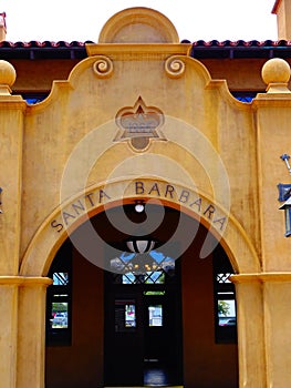 North America, United States, California, Santa Barbara train station