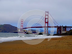 North America, USA, California, the Golden Gate Bridge in San Francisco
