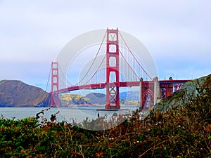 North America, USA, California, the Golden Gate Bridge in San Francisco