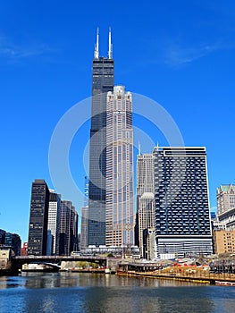 North America, USA, Illinois, Chicago, modern buildings