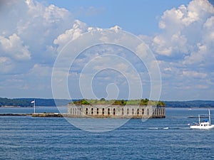 North America, USA, Maine, Portland, Fort Gorges