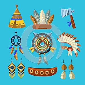 North American Indians Culture Set