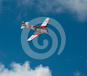 North American T-6 Texan in flight