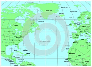 Norte atlántico Océano 