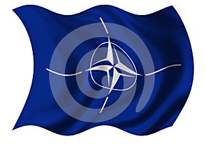 North Atlantic Treaty Organization (NATO) Flag photo