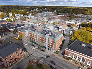 North Attleborough aerial view, Massachusetts, USA