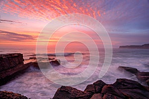 North Avoca sunrise seascape