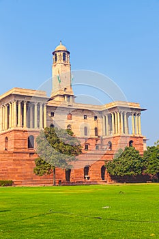 The North Block of the building of the Secretariat. Central Secretariat is where the Cabinet Secretariat is housed, which photo