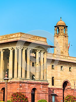 North Block of the Secretariat Building in New Delhi, India photo