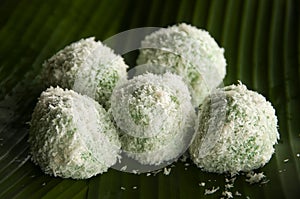 North Borneo home made traditional Kuih Gula Melaka. Sabah Malaysia Traditional Dessert. Asian food concept