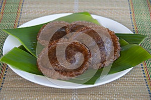 North Borneo home made traditional kuih penjaram cake. Sabah Malaysia Traditional Dessert. Asian food concept