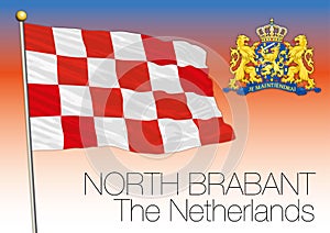 North Brabant regional flag, Netherlands, European union