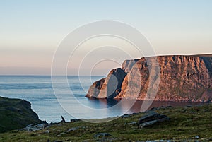 North Cape, the famous tourist attraction, Finnmark, Norway