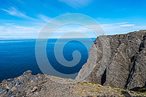 North Cape in Finnmark, Northern Norway.