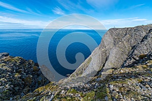 North Cape in Finnmark, Northern Norway.