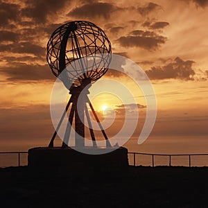 North cape globe midnightsun