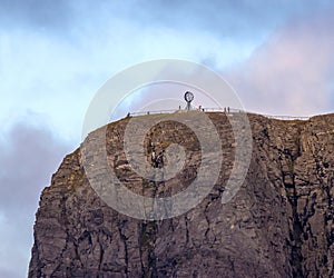 North Cape with Globe monument.