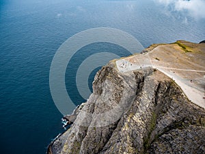 North Cape Nordkapp aerial photography,
