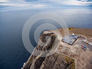 North Cape Nordkapp aerial photography,