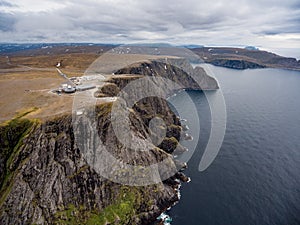 North Cape Nordkapp aerial photography,