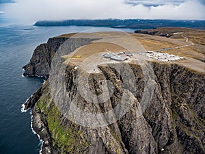 North Cape Nordkapp aerial photography, photo