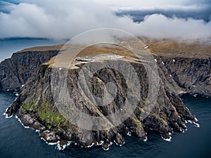 North Cape (Nordkapp) aerial photography, photo