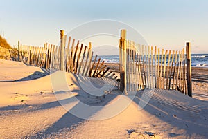 North Carolina Beach Erosion Fencing